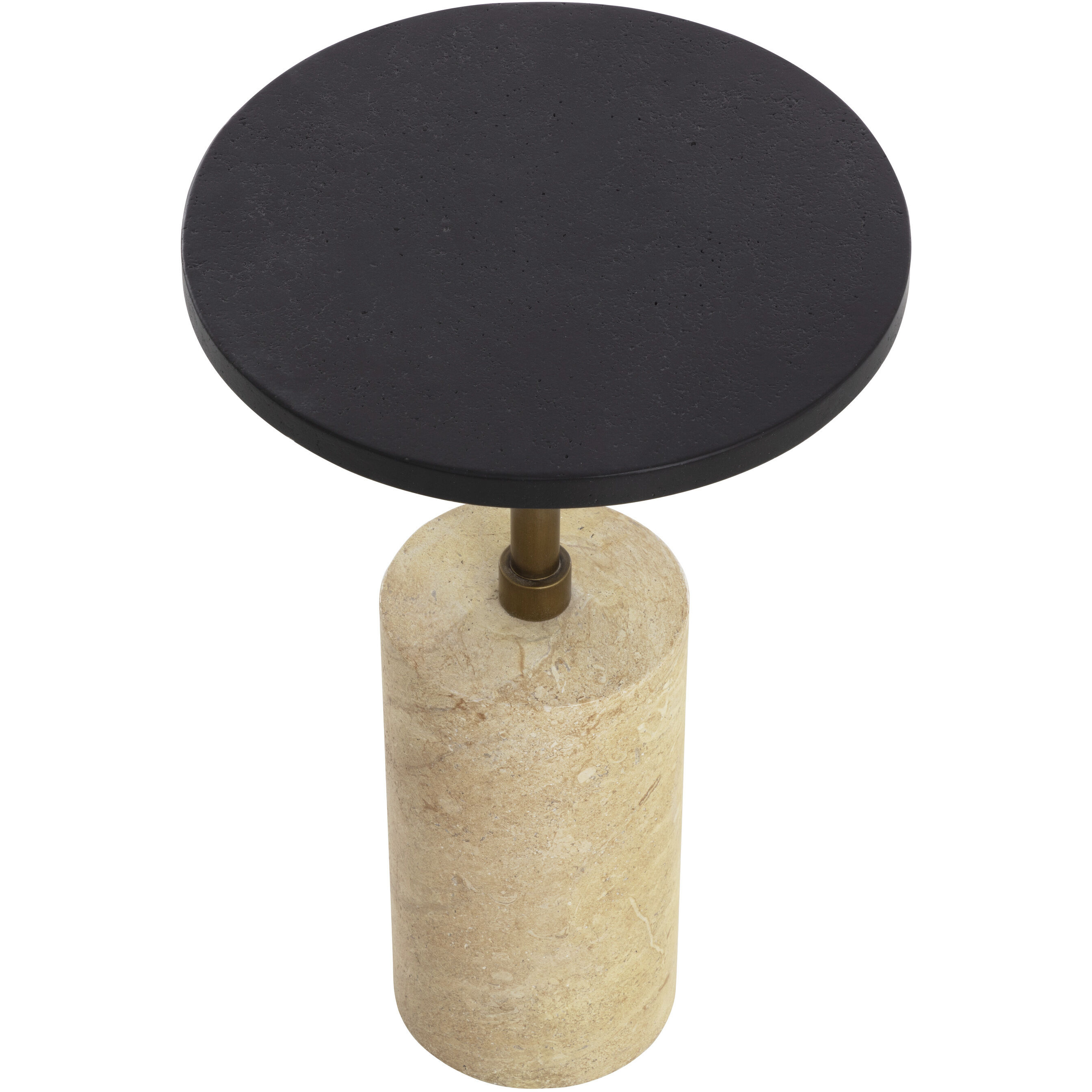 Saldo 22 X 14.25 inch Black / Natural Outdoor End Table